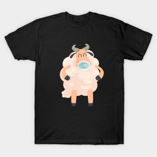 Funny Masked Sheep T-Shirt